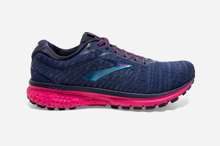 Brooks Ghost 12 Road Running Shoes - Women's - Blue (15694-MJXT)